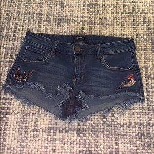 denim shorts